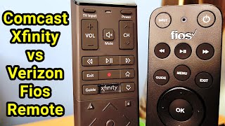 Comcast Xfinity vs Verizon Fios TV Remote! Which is Best? Pros and Cons! How To Use and Review! 📺