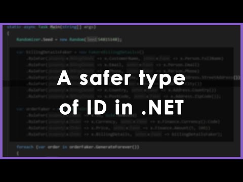 Stop using IDs that don’t mean anything in .NET