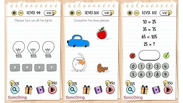 Brain Test Level 96 97 98 99 100 101 102 Walkthrough