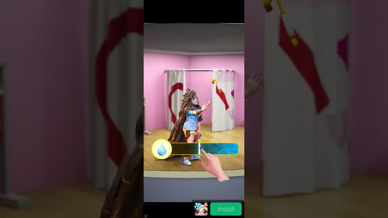 Project Makeover ad - Ken on Samantha's head