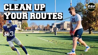 2 RECEIVER Drills To Run BETTER ROUTES