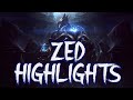 Zed highlights what us aram oh draven mid and teamtage full gameperfect kda