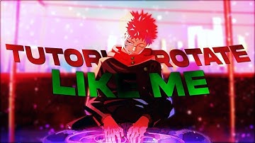 Tutorial Rotate Like Me - Alight motion