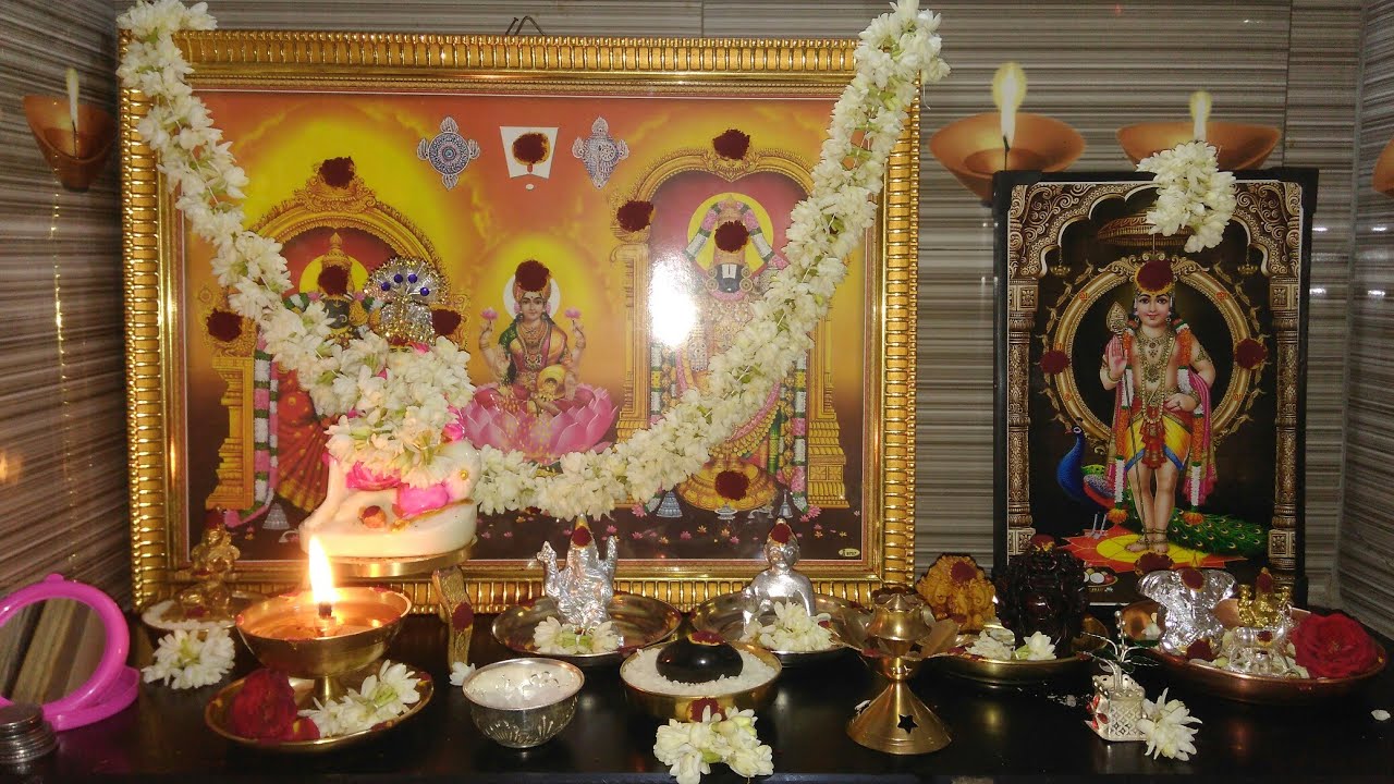 My Small Size Pooja Room Organization In Tamil - YouTube