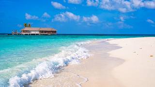 Turquoise Bliss 🌊 12 Hours of Beautiful VELAA Private Island. Ocean Sounds for Rest