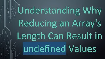 Understanding Why Reducing an Array