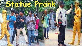 Human statue prank l moving statue prank