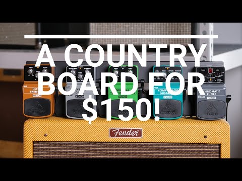 3 Minute Demo: An All-Behringer Country Pedal Board!