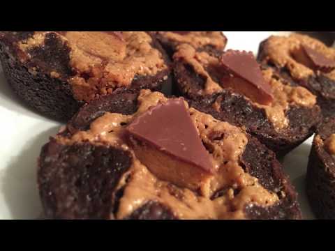 Reese’s peanut butter cup brownies