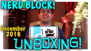 UNBOXING! Nerd Block December 2016 - Star Wars, Rogue One, The Darkside