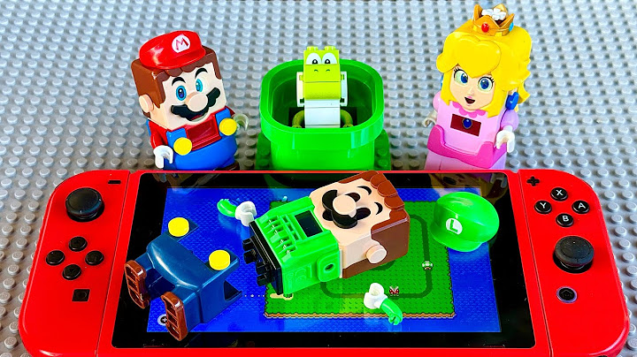 Lego Mario necesita 5 setas verdes para traer de vuelta a Luigi. ¡La Princesa Peach te ayuda!