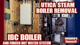 High Efficiency IBC Boiler Installation [Utica Steam Boiler Removal]