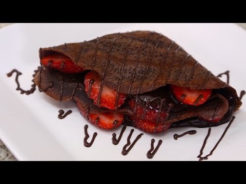 Vídeo: Panquecas De Chocolate Com Frutas E Chantilly