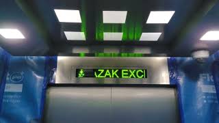 BIG SCROLLING INDICATORS | Elevator at Tun Razak Exchange MRT Station