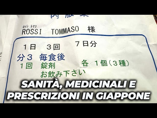 Sanità, medicinali e prescrizioni in Giappone class=