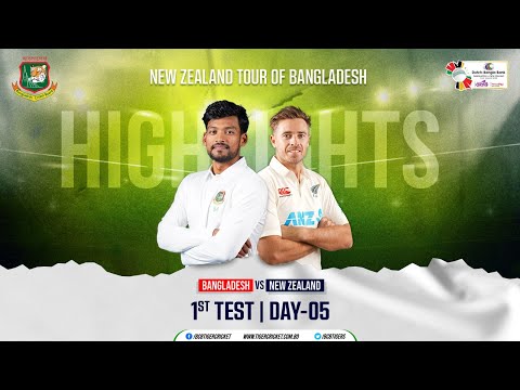 Highlights | 1st Test | Bangladesh vs New Zealand | Day 05
