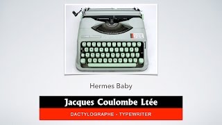 Hermes Noir & rouge Ruban pour machine à écrire BSIE Typewriters France  