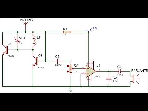 Vídeo: Como Fazer Um Circuito De Rádio