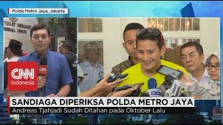 Sandiaga Uno Akan Penuhi Panggilan Polda Metro Jaya