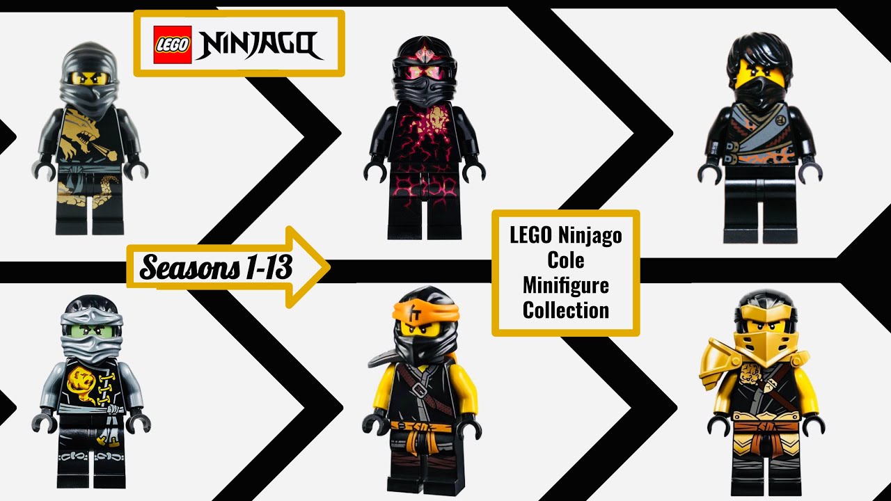 Polvo Fusión Bolsa LEGO Ninjago Cole Minifigure Collection Season 1-13 (2011-2020) - YouTube