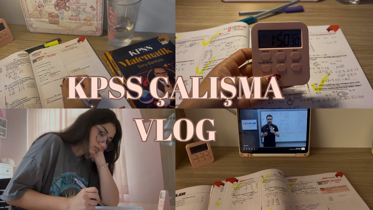 KPSS ÇALIŞMA VLOG