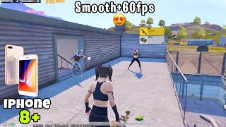 iPhone 8plus😍Stable 60fps gameplay🔥/ iPhone 8plus pubg test 2024