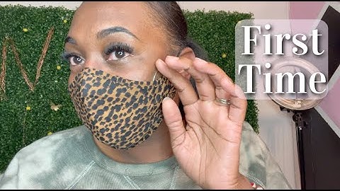 Getting Lash Extension For The First Time | THE PROCESS | EXPERIENCE | REACTION
