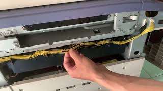 Cách khắc phục lỗi Close the front cover of equipment toshiba E856 E857