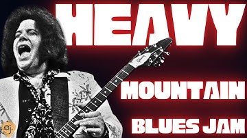 Heavy Mountain Blues Jam in E | Guitar Backing Track