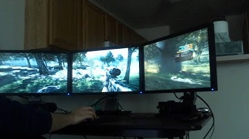 Battlefield 3 Beta PC Eyefinity Gameplay