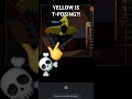 YELLOW CAUGHT ON CAMERA T-POSING