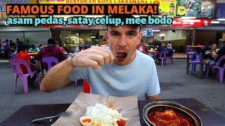 First time trying Asam Pedas Claypot, Satay Celup, Mee bodoh + Cincaluk! - MALAYSIAN FOOD in Melaka
