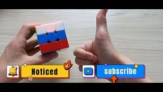 флаг России на кубике рубика 3*3.