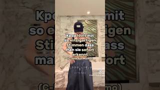 Kpop Idols mit so einzigartigen Stimmen dass man sie sofort erkennen cr: @iheartzjiso0