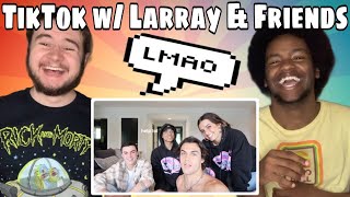 Larray 'TURNING THE DOLAN TWINS INTO TIKTOKERS' FT. Addison Rae REACTION