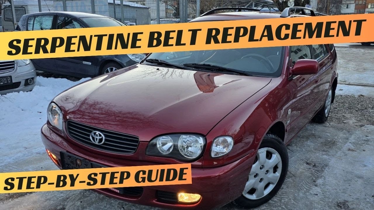 Ремень привода коленвала Toyota Corolla E110 2.0 D-4D 1CD-FTV