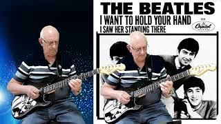 Video thumbnail of "I Want to Hold Your Hand - Beatles - instrumental cover by Dave Monk"