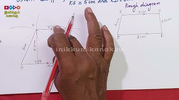 4 sides | Trapezium Construction | சரிவகம் வரைதல் | Clear Idea | Inikkum kanakku