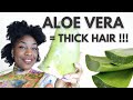 4 WAYS TO USE ALOE VERA GEL ON YOUR HAIR | THICKER HAIR &amp; EXTREME HAIR GROWTH