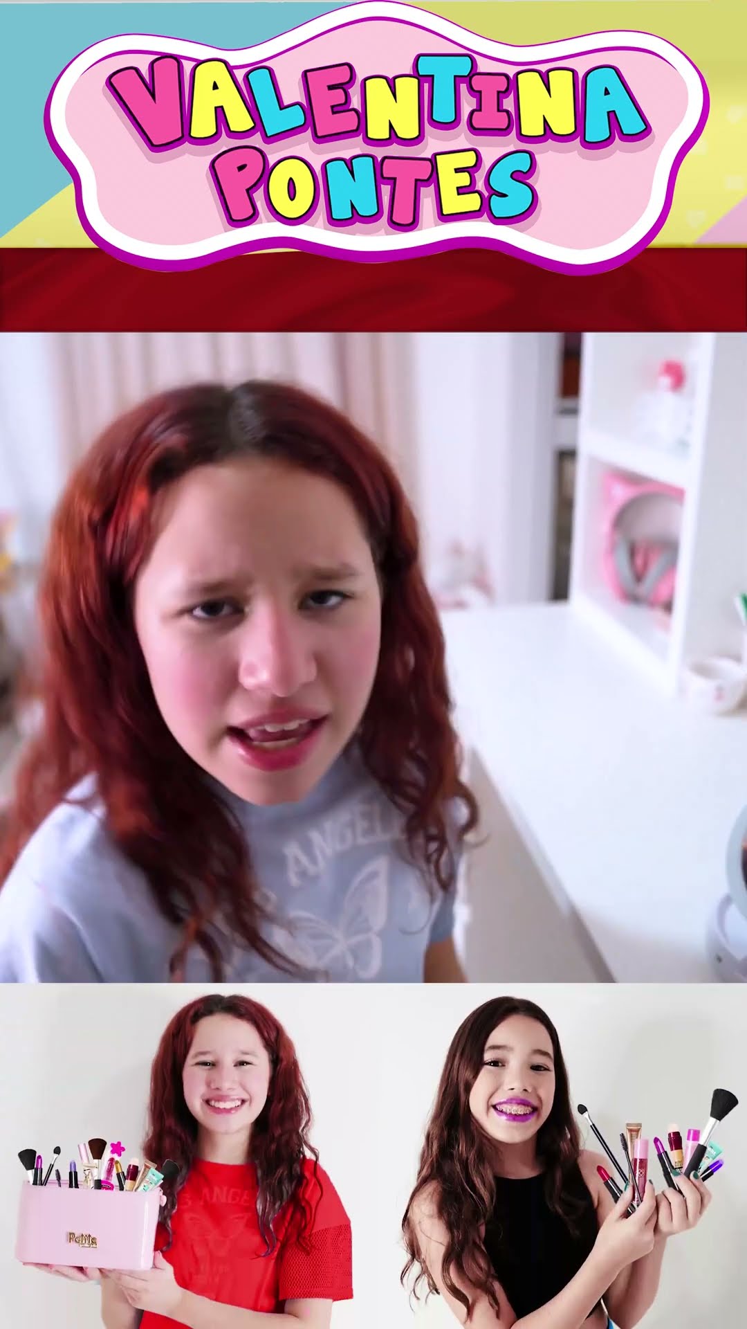 ? Valentina and her friend want the same MAKEUP for kids!!