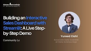 Building an Interactive Sales Dashboard with Streamlit: A Live Step by Step Demo #ai #streamlit