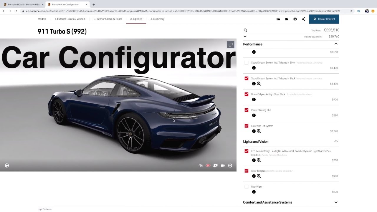 Porsche De Konfigurator