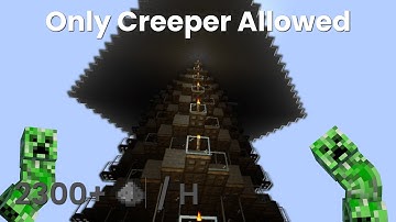 Minecraft Creeper Farm - Efficient Creeper Design -  1.16+