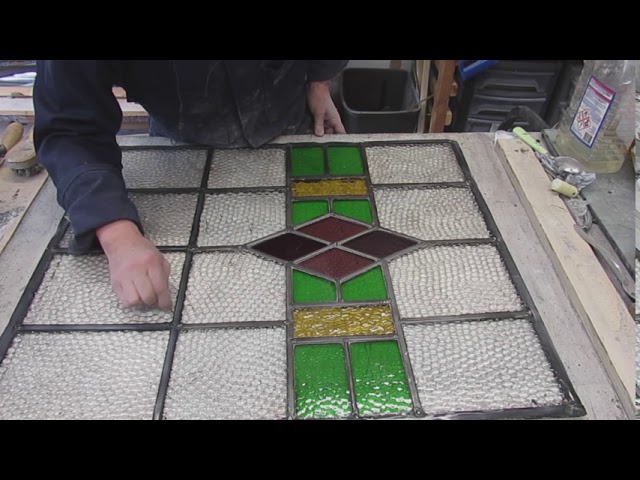 How I get a Great Black Finish on My Leaded Stained Glass Panels – Stained  Glass Designed