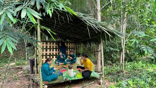 80% Completed New Bamboo House of 17-Year-Old Single Mother deaf - With Help From Local Authorities