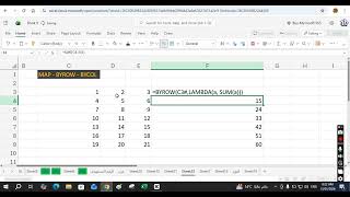 دالة MAP - BYROW - BYCOL 1/2 ا #122 - إكسل