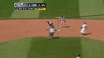 NYY@CHC: Jeter turns two with the bases loaded in 7th