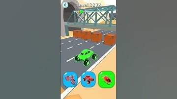 Shape shifting2 game level #3232   hyper casual game #shapeshifting  #gameplay #gaming #shortvideo