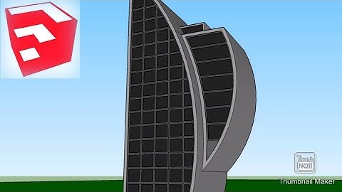 Sketchup Modelling of 3d- Skyscraper Building || SketchUp Tutorial || Speed Building