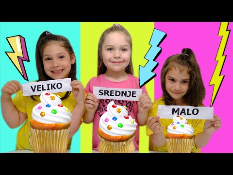 Veliko, Srednje, Malo CHALLENGE! *sa pobednicama konkursa Postani Zvezda Uz Arija Kids!